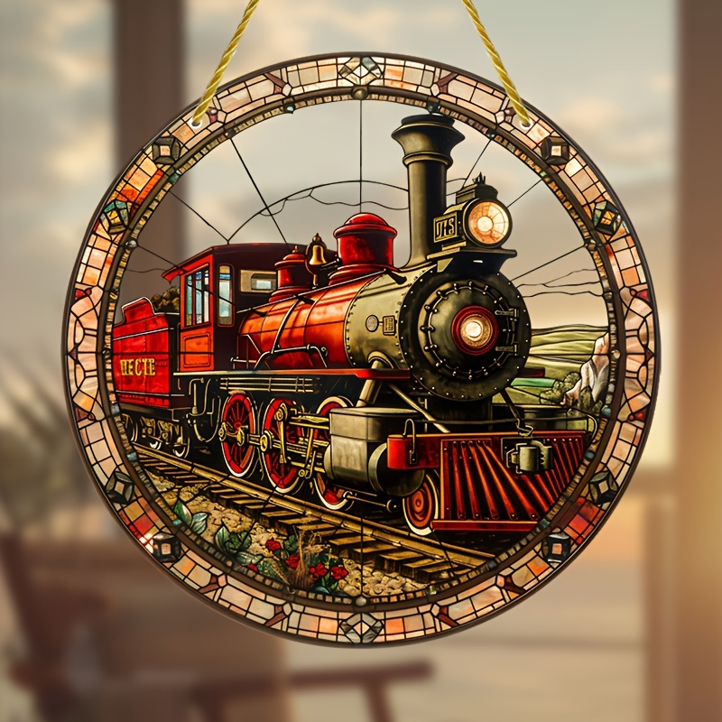 

& Sun - 8"x8" Stained Hanging, For , , Decor | For &
