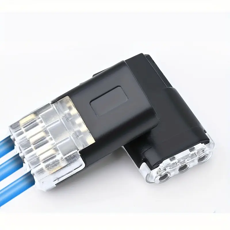 conectores de cable de empalme rápido de 10/ piezas, conectores de cable de 3 vías, conexión rápida, requiere de cable, terminales de cable universales de para soluciones de cableado eficientes detalles 5