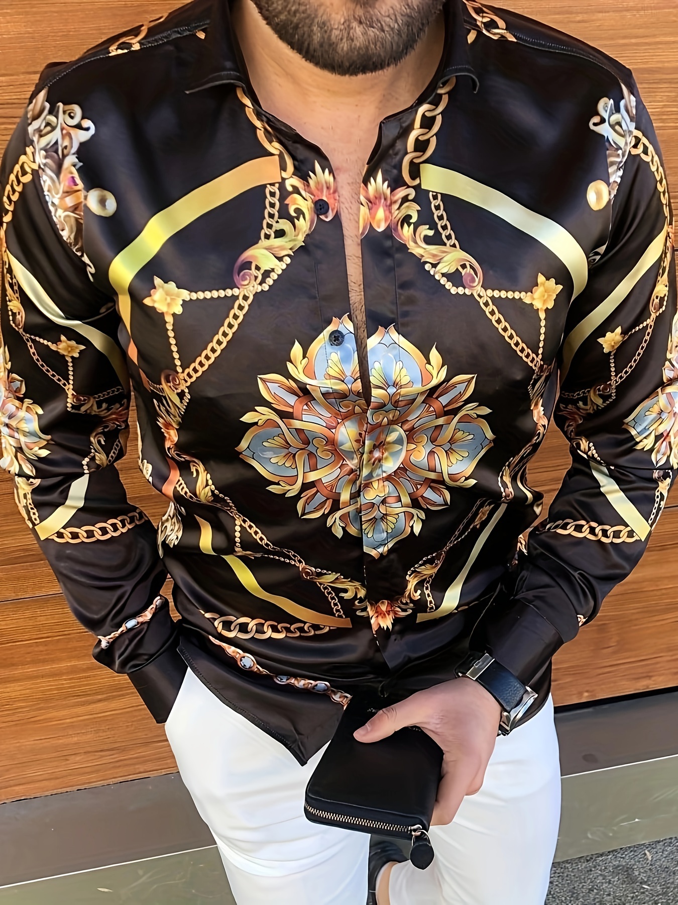 Japanese Men's Kimono Shirt Spring and Summer Tang Retro