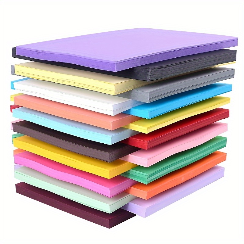 

50-sheet A4 Color Paper For Diy Origami And Art Projects - Assorted Colors, High-quality Paper