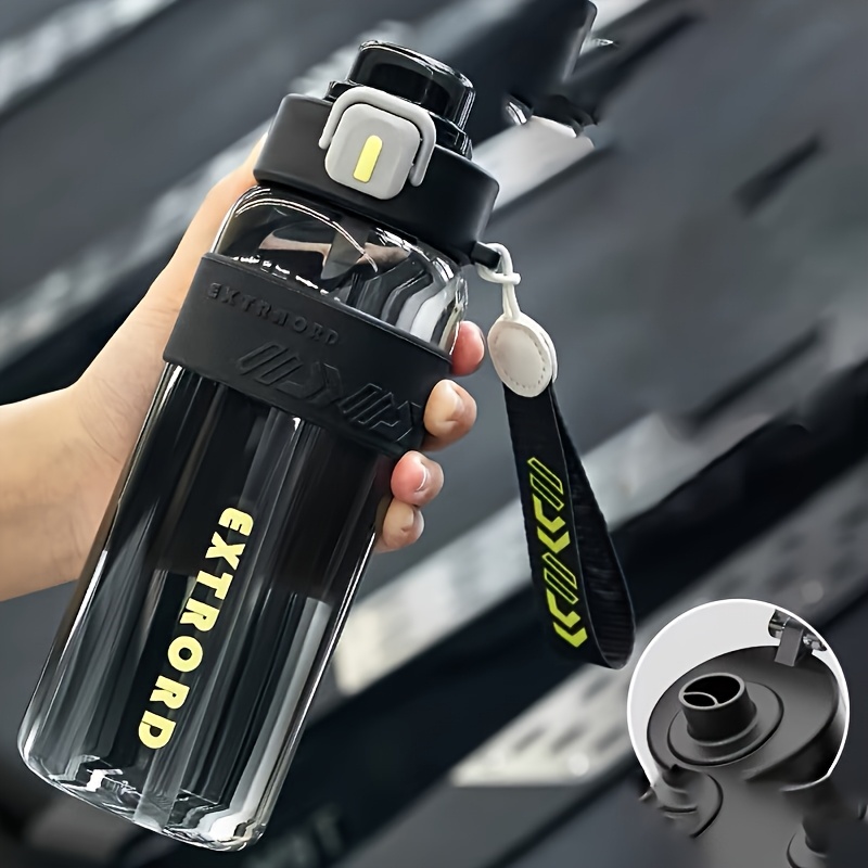 Image of 1pc Durable Sports Water Bottle - Large Capacity, High-temperature Resistant, Portable For Fitness & Outdoor Activities