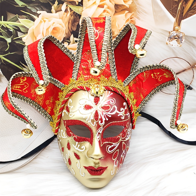 手描きヴェネチアン四つ葉ク マスク ヴェネチアン ＆ 装飾マスク