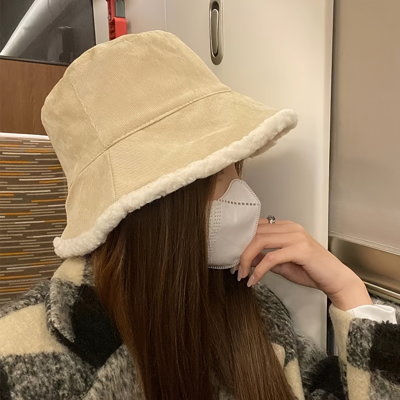 

Thermal Bucket Hat - Soft Fur Lined, Lightweight, Woven Polyester Hat For Women - Perfect Gift For Days