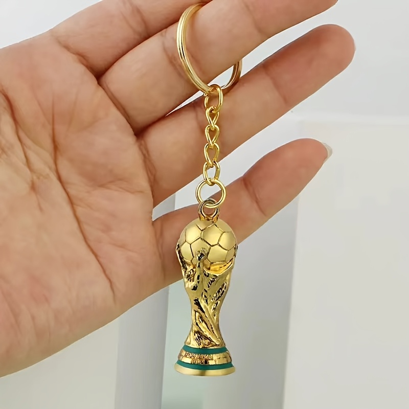 E-shop Fußball-Weltmeisterschaft Schlüsselanhänger, personalisierter neuer kreativer Rundring-Schnalle, Rucksack-Dekor-Anhänger, personalisierte Mode,