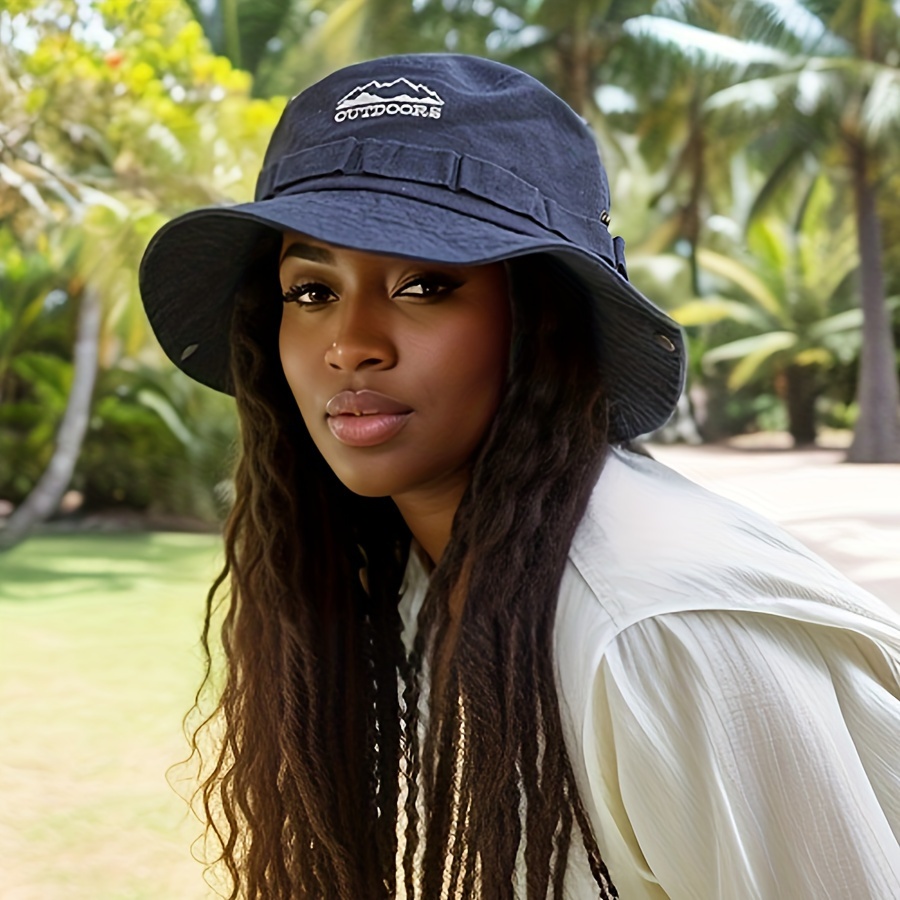 Small black floppy hat online