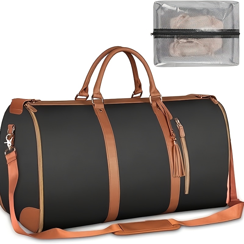 Travel Clothing Bag, Multifunctional Carry-on Luggage Clothing Bag, Large Women's Suitcase, -one Hanging Suitcase Travel Bag With Shoe Bag, Beige