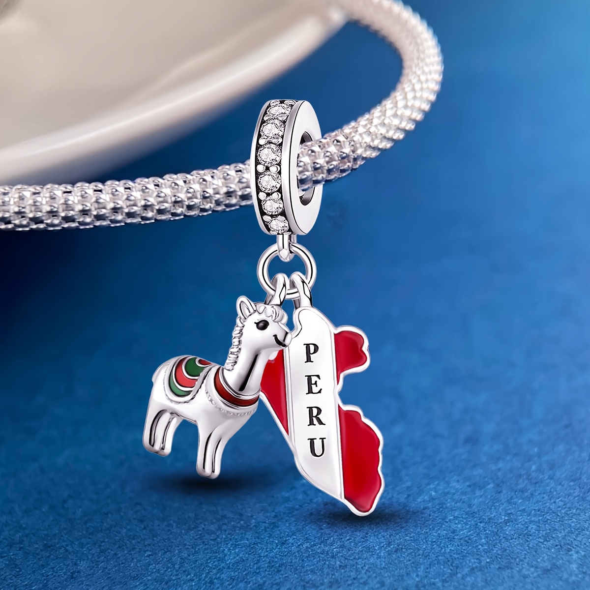 1pc alpaca pendant diy pendant 925 silvery plated pendant fit bracelet bangle necklace jewelry making accessories valentines day mothers day gift for women