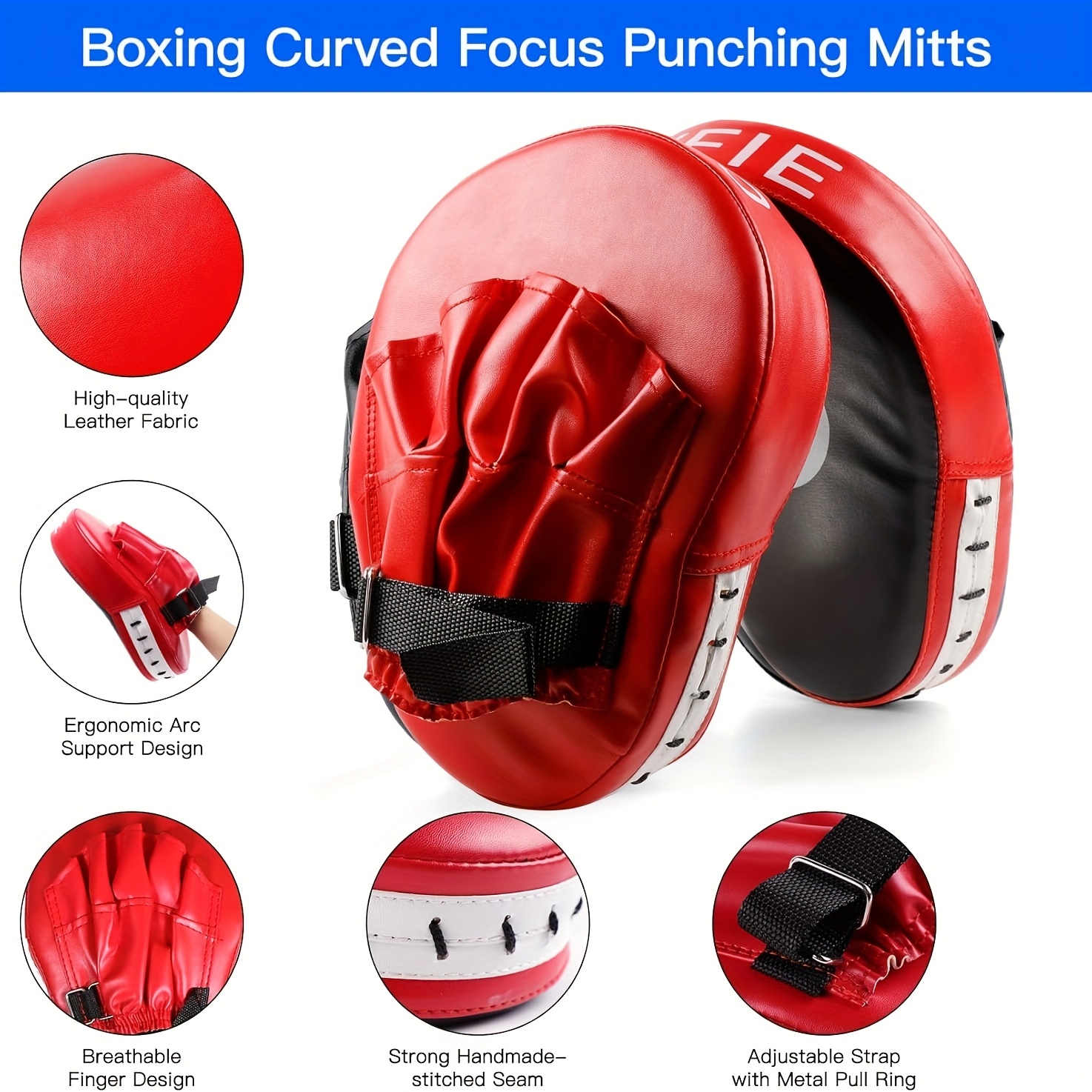 2-in-1 Kickboxing Gloves And Punching Mitts Set For Kids - Sports Boxing Gloves And Pads For MMA, Karate, Muay Thai, Taekwondo Boxing Kit