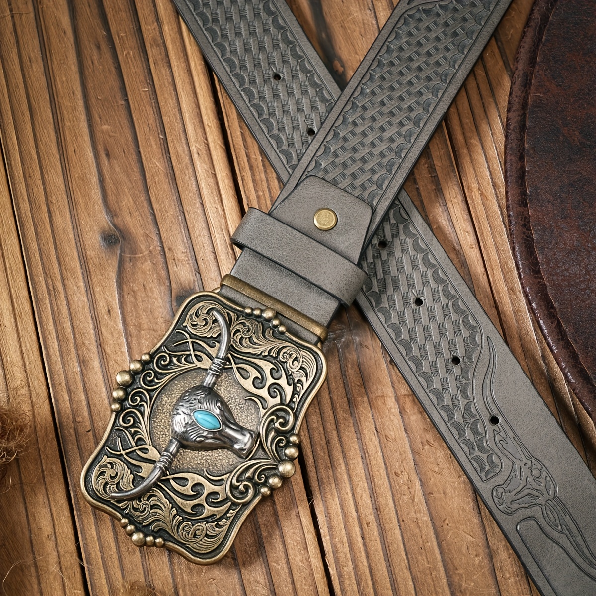 Cow Themed Unisex Belt with Buckle and Body Strap