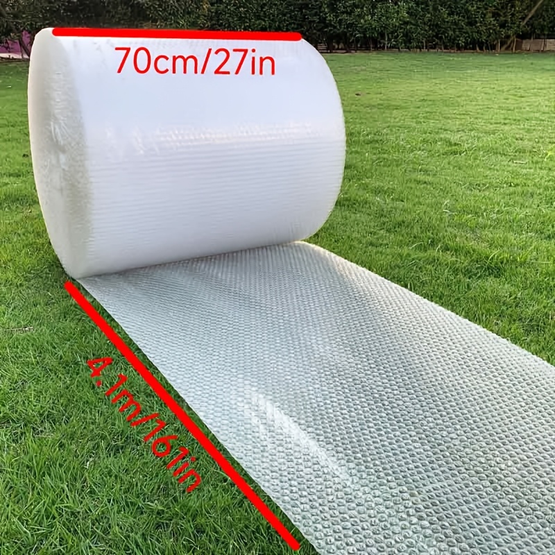 TEMU Rouleau de film à bulles blanc, taille 70 cm * 4,1 m. Utilisé pour le déménagement, l'envoi postal et les services de . Utilisé pour et protéger