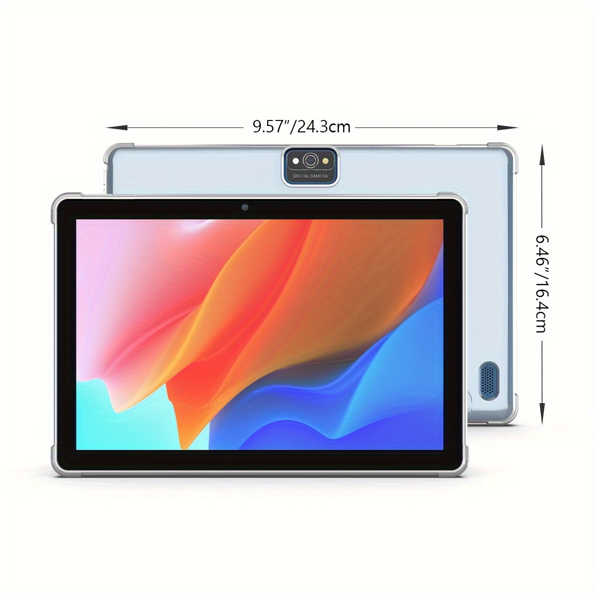 10 Inch Android Tablet, 2024 Latest Android 13 Tablet 7GB (3+4) RAM 64GB ROM, 512TB TF Expansion, 5G Dual Band WIFI6 Tablet, 2MP+8MP Camera, Stylus Without Electricity