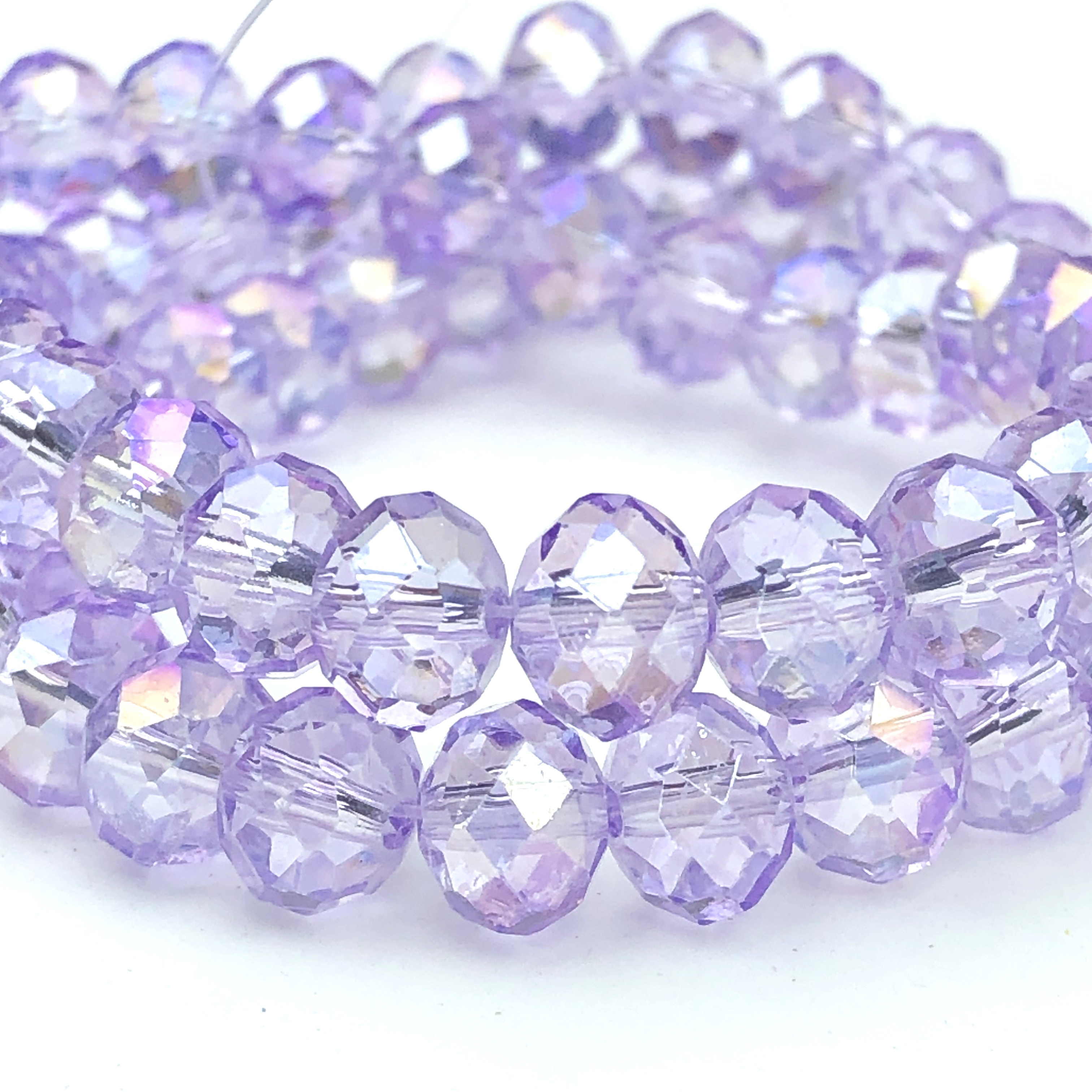 

Eleanbeads 4/6/8mm - Lavender , - For Diy Bracelets, Necklaces, , Jewelry Making Accessories