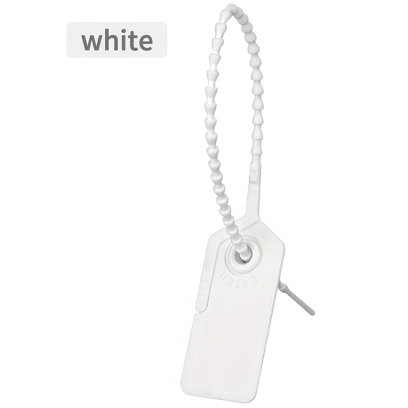 TEMU [disposable Plastic Seals] Custom 50pcs Tear-off Tags | Truck Container Fire Extinguisher Seals And Straps | Brand Clothing, Shoes, Bags, Gifts,