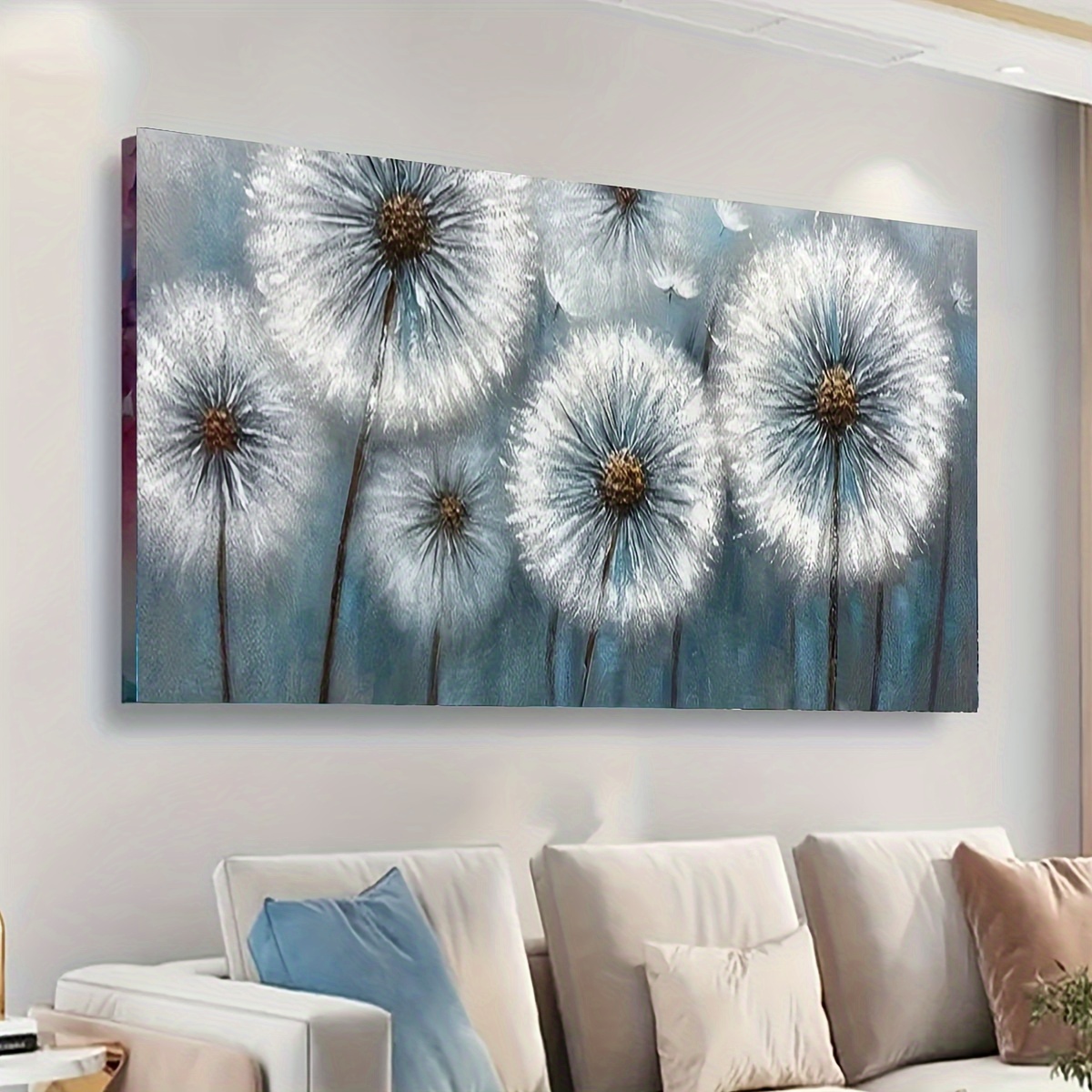 

5d Large Diamond Painting Kits For Adults,new Diamond Painting Kits,diy Large Dandelion Flower Embroidery Pictures Arts Paint By Number Kits Diamond Painting Kits For Wall Decor 40x70cm/15.75x27.56in