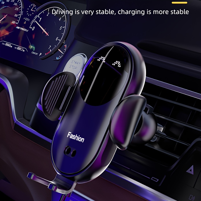 

Wireless , 15w Wireless Charger, Car Vent Holder, Fast Charging, Auto Clamping Car Phone Holder