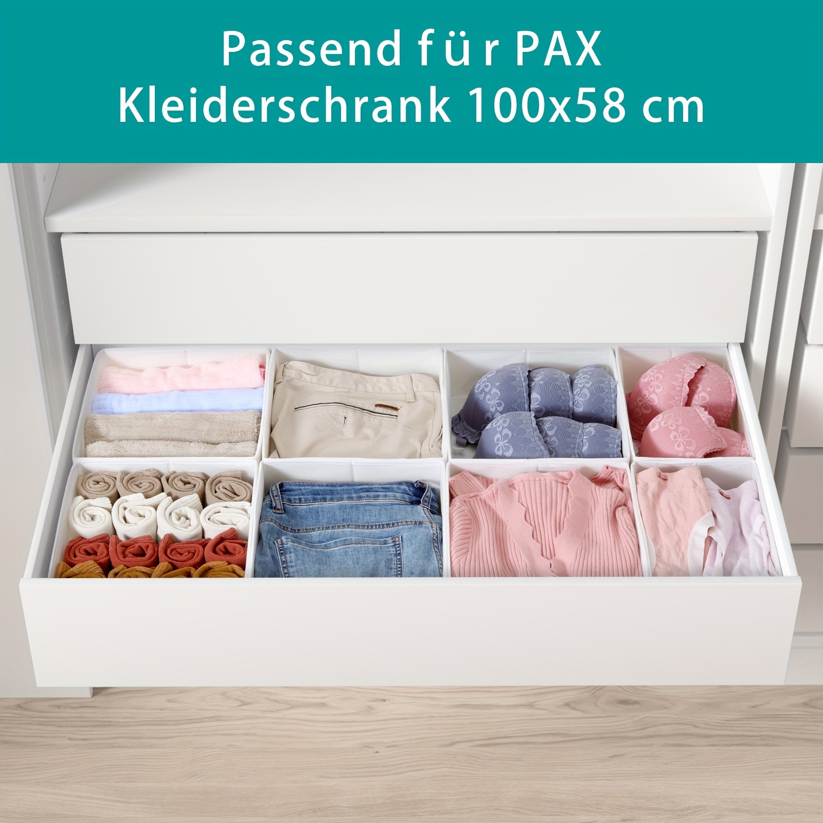 aufbewahrungsboxen für wäsche GarveeMore Aufbewahrungsbox mit Rollen & Deckel, faltbar, 130 L, Wäsche, Spielzeug, Kleidung, Wohnzimmer, Schlafzimmer Streifen Bettwäsche 3912 von