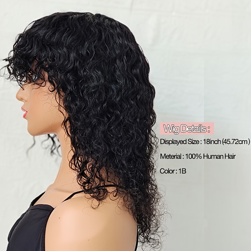 Deep Wave Human Hair store Wig