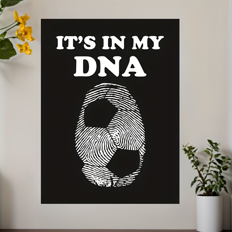 Image of Soccer Canvas Art Poster 1pc, Frameless Wall Art Decor For Bathroom, Living Room, Bedroom, Office, Dining Room, Bar - Waterproof Print Artwork, Ideal Gift And Decor, 12x16 Inches
