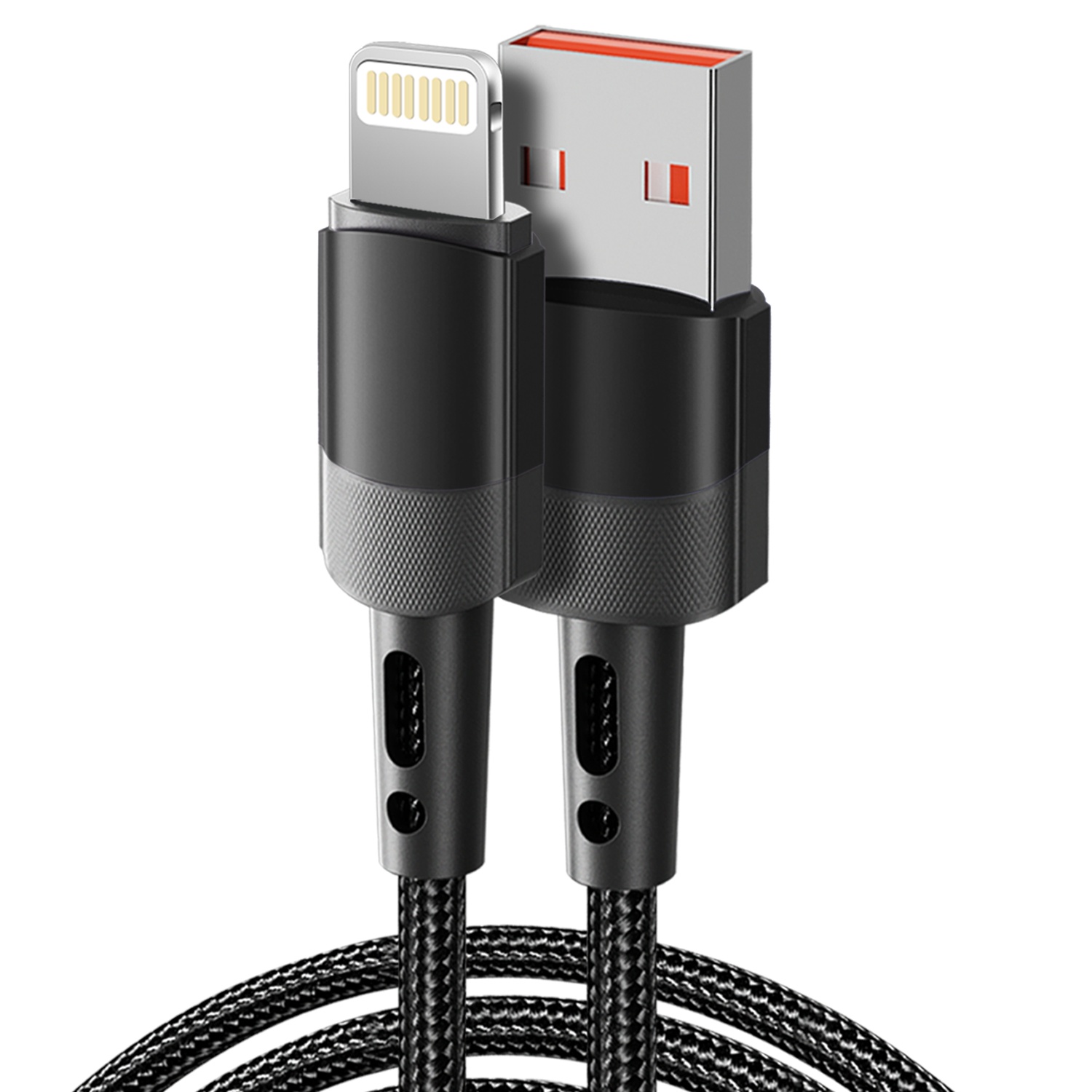 Image of [fast Charging] Usb A To Lightning Cable, Usb A For Iphone Charger Cable Compatible For Iphone 14 13 12 11 Pro Max Xr Xs X 8 7 6 Plus Se Charger Cord, Lightning To Usb A For Car Carplay Cable