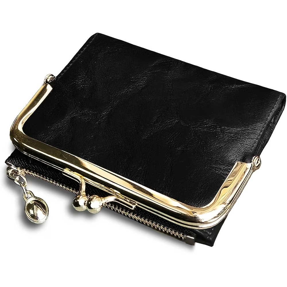 TEMU Japanese Vintage Wallet, Women' Purse, Rfid Anti-theft Blocking, Compact And Portable Card Holder, Multi-functional Design