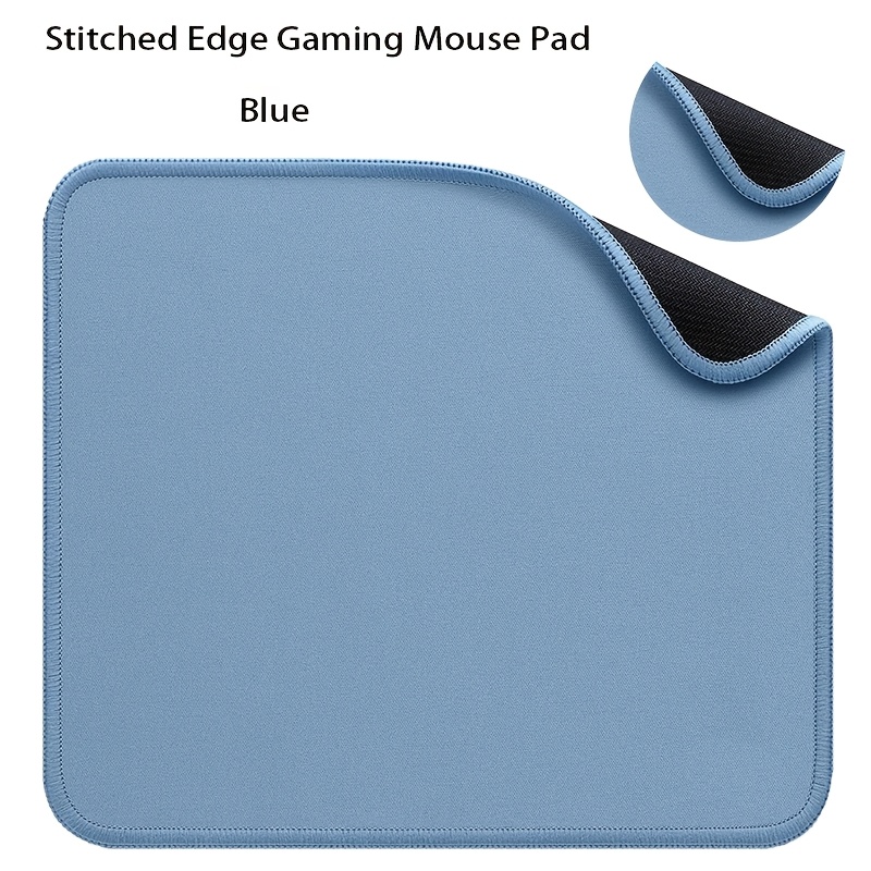 TEMU Alfombrilla de ratón gaming cuadrada extendida - Tejido micro-trenzado premium, bordes cosidos, base de goma antideslizante, ideal para oficina,