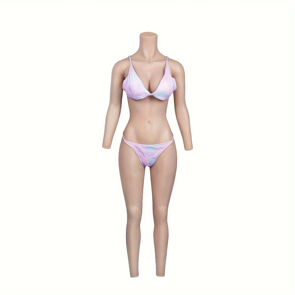  Realistic Silicone Bodysuit with Female Mask+Arms+Feet