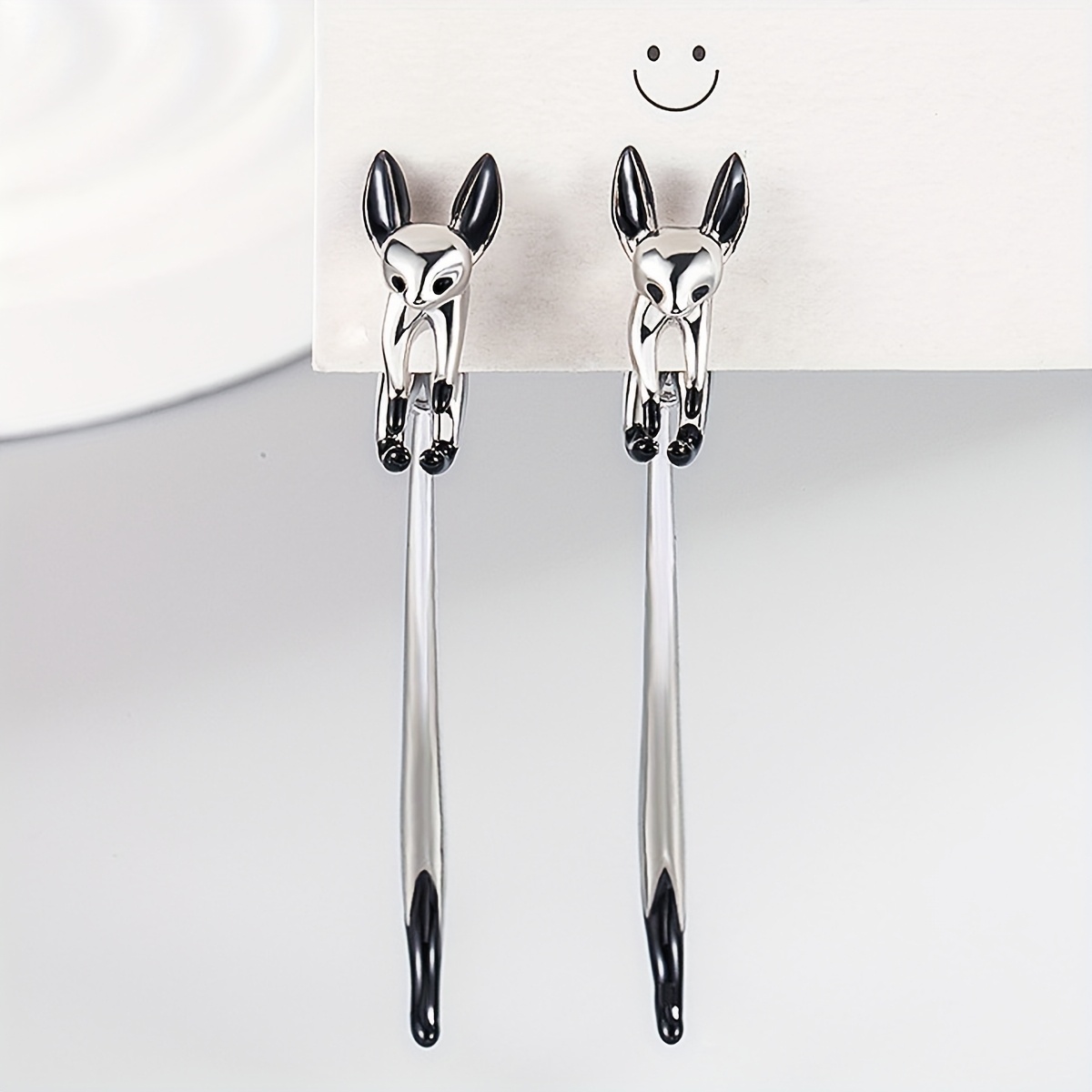 Image of Elegant And Sweet Pair Of Front And Back Earrings For Women, Holiday Birthday Date Party Vacation Shopping Daily Accessories