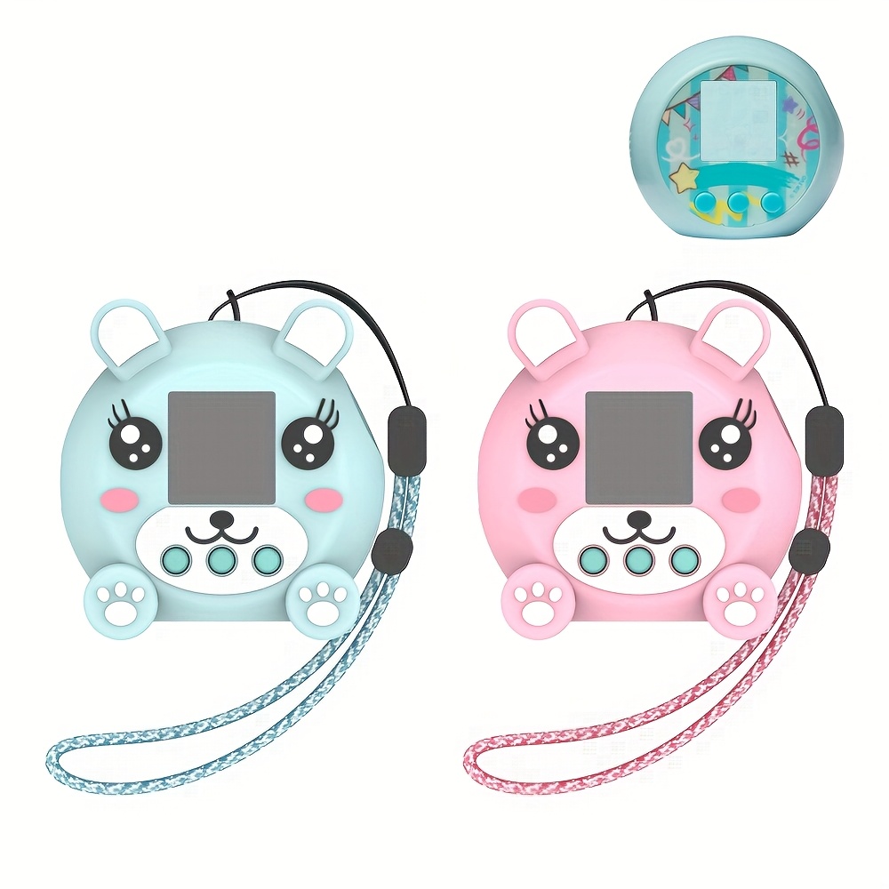 

1pc de protection en silicone avec motif de chat pour , jouet numérique interactif, coque de protection pour dispositif de chat , accessoire amusant (coque uniquement, pas de machine incluse)