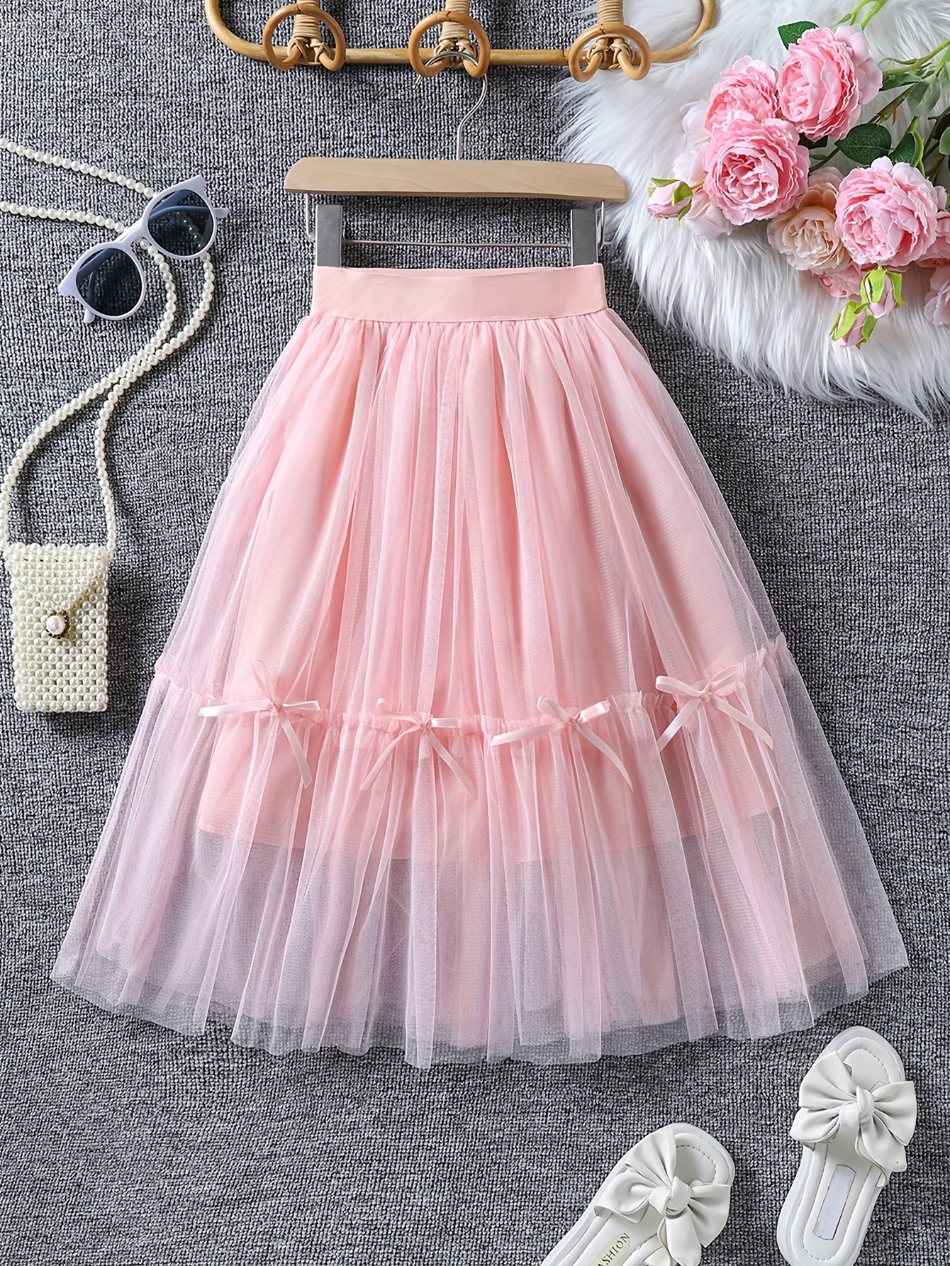 pink tulle skirt sold on Temu United States pink tulle skirt sold on Temu United States