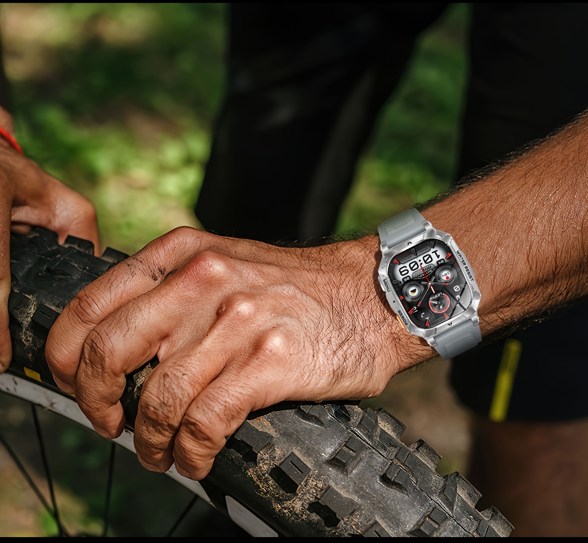 2026 Nieuwe Smartwatch, Ingebouwde 5 stuks Wijzerplaten, Duurzaam, 1400mAh Grote Capaciteit Batterij, Herenhorloge, 100 Dagen Ultra-Lange Standby, 2.01-Inch Full Touch HD Scherm, Heren Sport Fitness Horloge, IPX8 Waterdicht