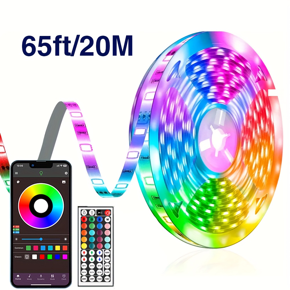 usb led light strip 44 key diy interior decoration   control light strip for home   room   party decoration tv backlight