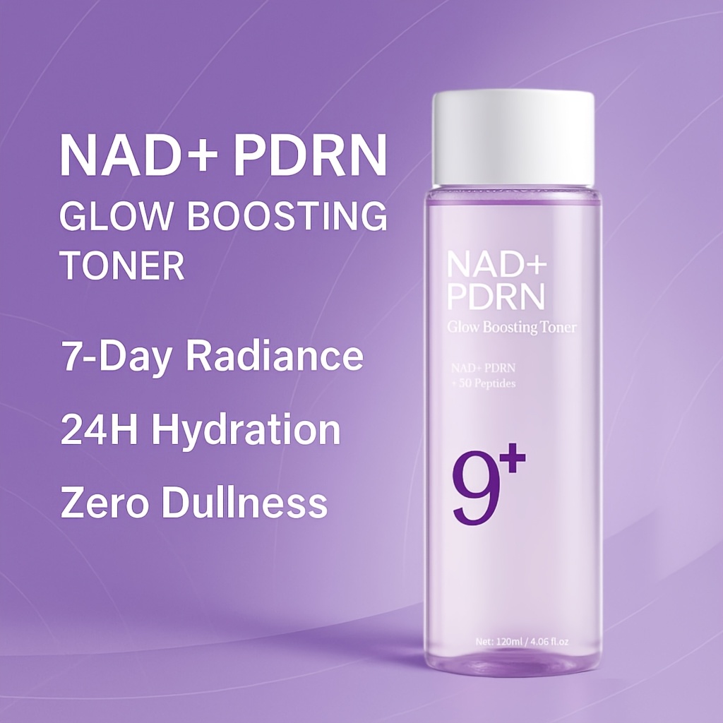 Image of Nad+ Glow Boosting Toner, Deep Moisturizing Toner, A For Dry Skin, Refreshing And Astringent Toner, Bidding Farewell To Oily And