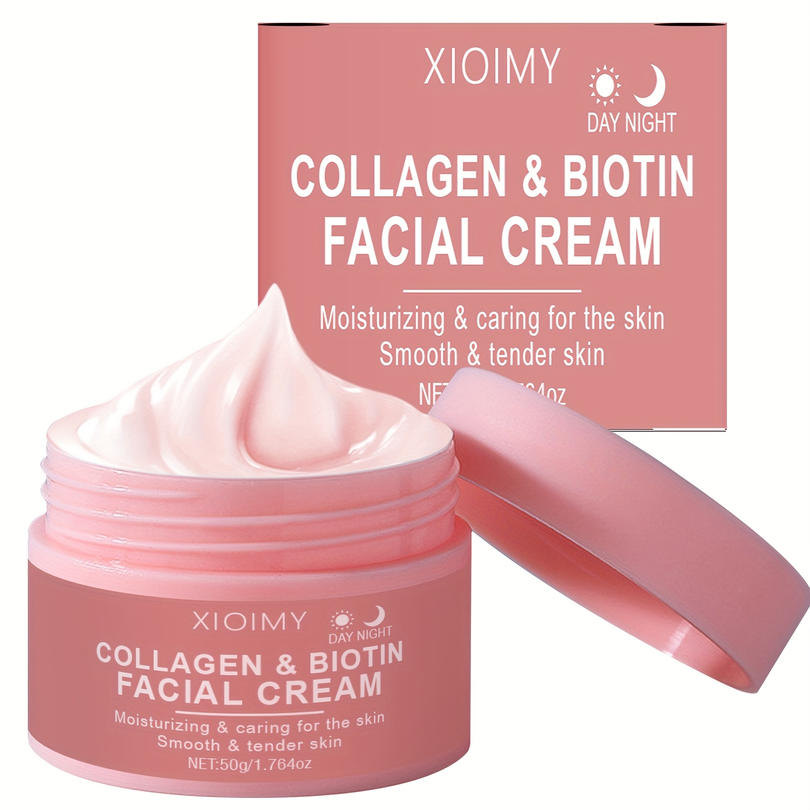 collagen biotin day and night face cream contains rich collagen face cream protects light beige moisturizes and smoothes injects   vitality and     beige and instantly moisturizes face cream and collagen face cream Product details 0