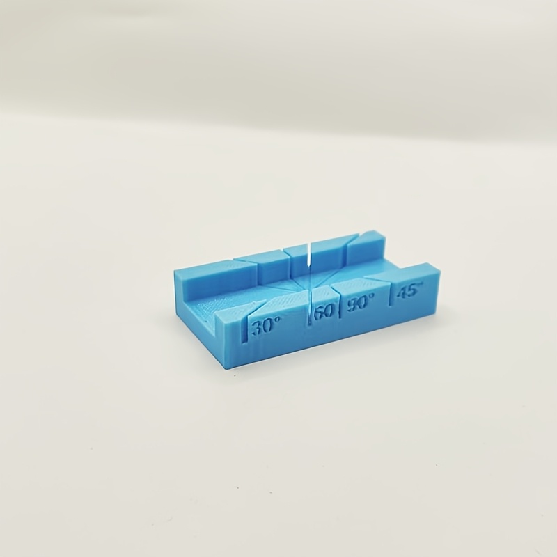 TEMU Guide de Coupe Mini en Plastique Portable - Outil de 30°, 45°, 60°, 90° pour de Modèles et la Fabrication Délicate - Compacte Durable pour DIY