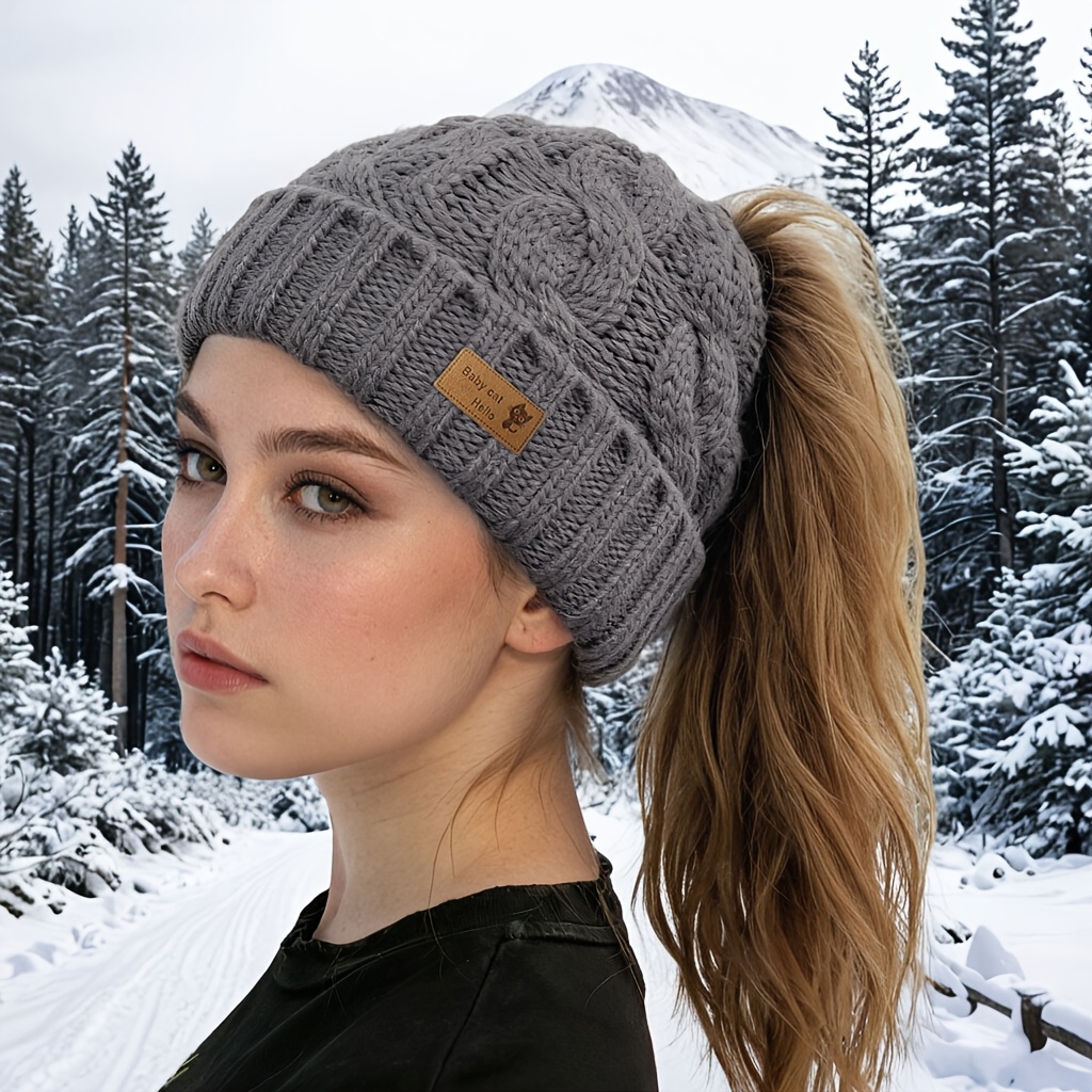 TEMU Hat Autumn And Winter Warm Pile Ear Protection Hat