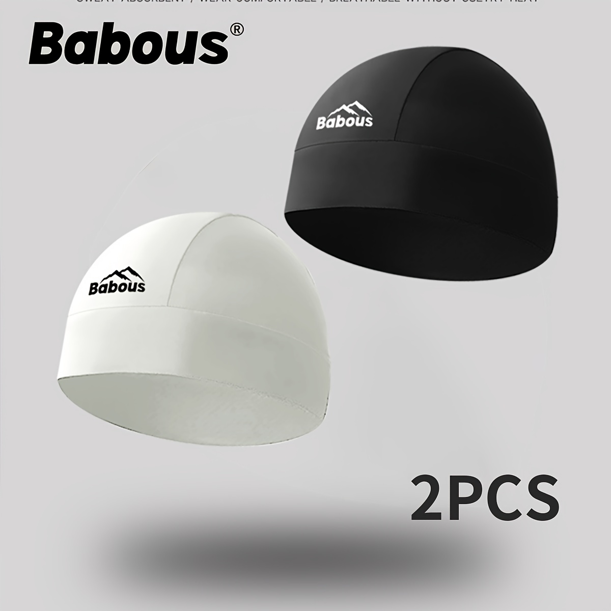 Image of 1pc/2pcs Unisex Caps, Breathable Beanies For Sleeping, Liner & Daily Use, Stretchy Comfortable Hats For Men And Women In