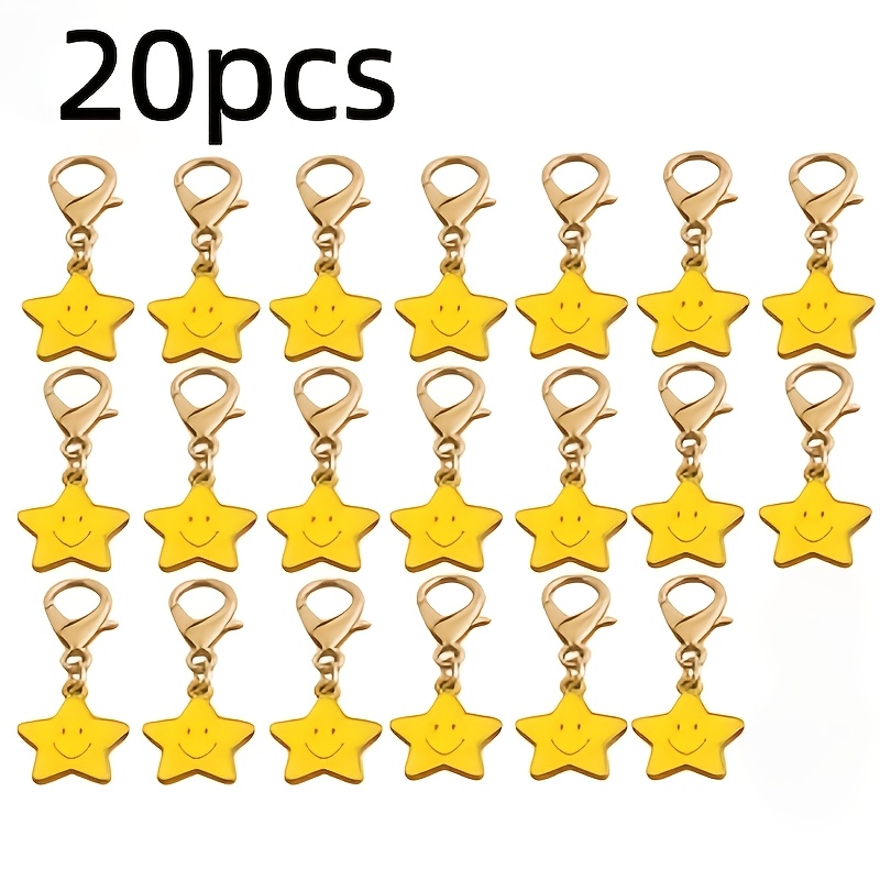 TEMU 20 Stück Schlüsselanhänger, Inspirierender Schlüsselanhänger Geschenk, Legierungsmaterial, Islamischer Halbmondstern Schlüsselanhänger,