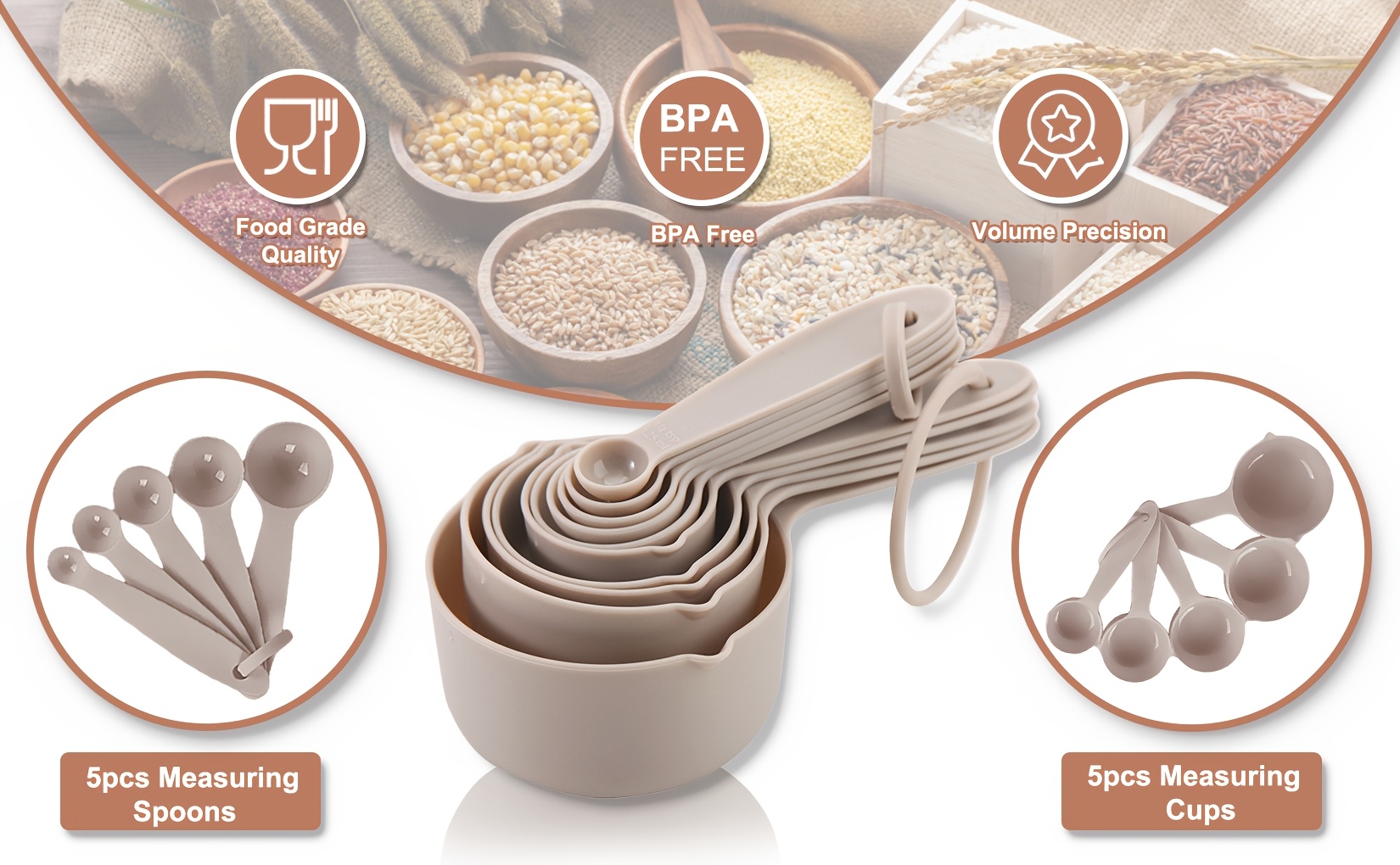 24pcs silicone cooking utensils set kitchen utensils set with storage box wood pattern handle silicone utensils for cooking with food safety turner pasta server skimmer ladle spoon tong whisk details 4