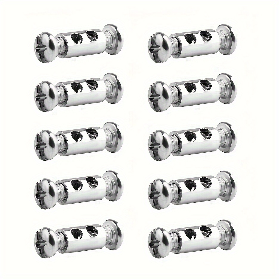 

10pcs, Steel Wire Rope Clip, Suitable For Steel Wire Ropes With A Diameter Of 2.5mm Or Less And Cable Steel Wire Rope Locks With End Screws