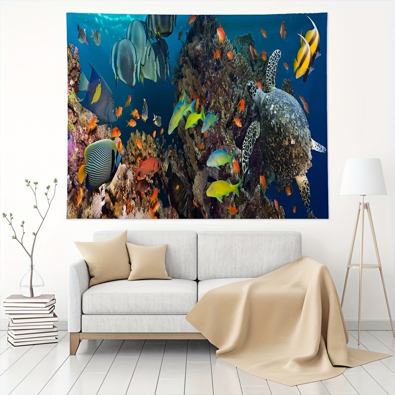 Fish Tapestries : Unique Wall Decor - Temu