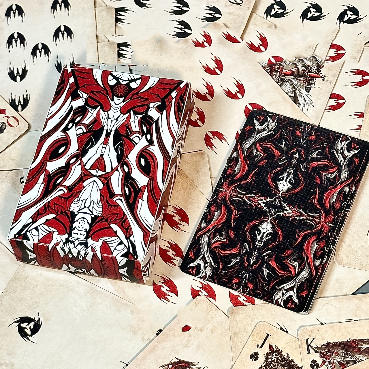 

1 Deck Gothic Themed Playing Cards, Material, Adult Party Game, Set For Family , , Christmas & Festival Gifts, Collectible Card Set For Enthusiasts