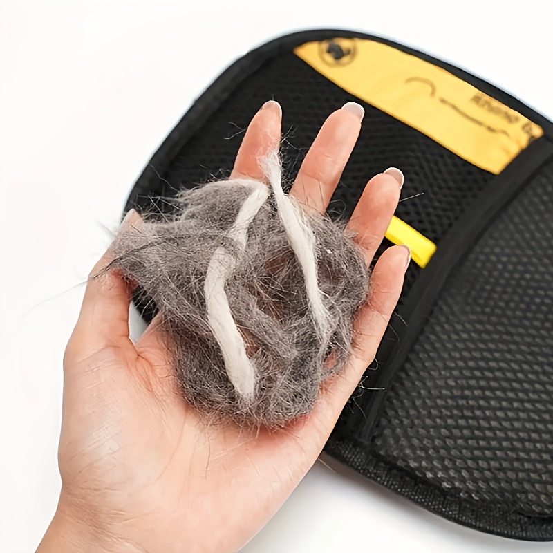4 Brosses de Dépilation Ménagères, Outil de Dépilation de Poils d'Animaux, Gants de Dépilation à Électricité Statique, Réutilisables, Pratiques et Rapides, Adaptés à Divers Environnements