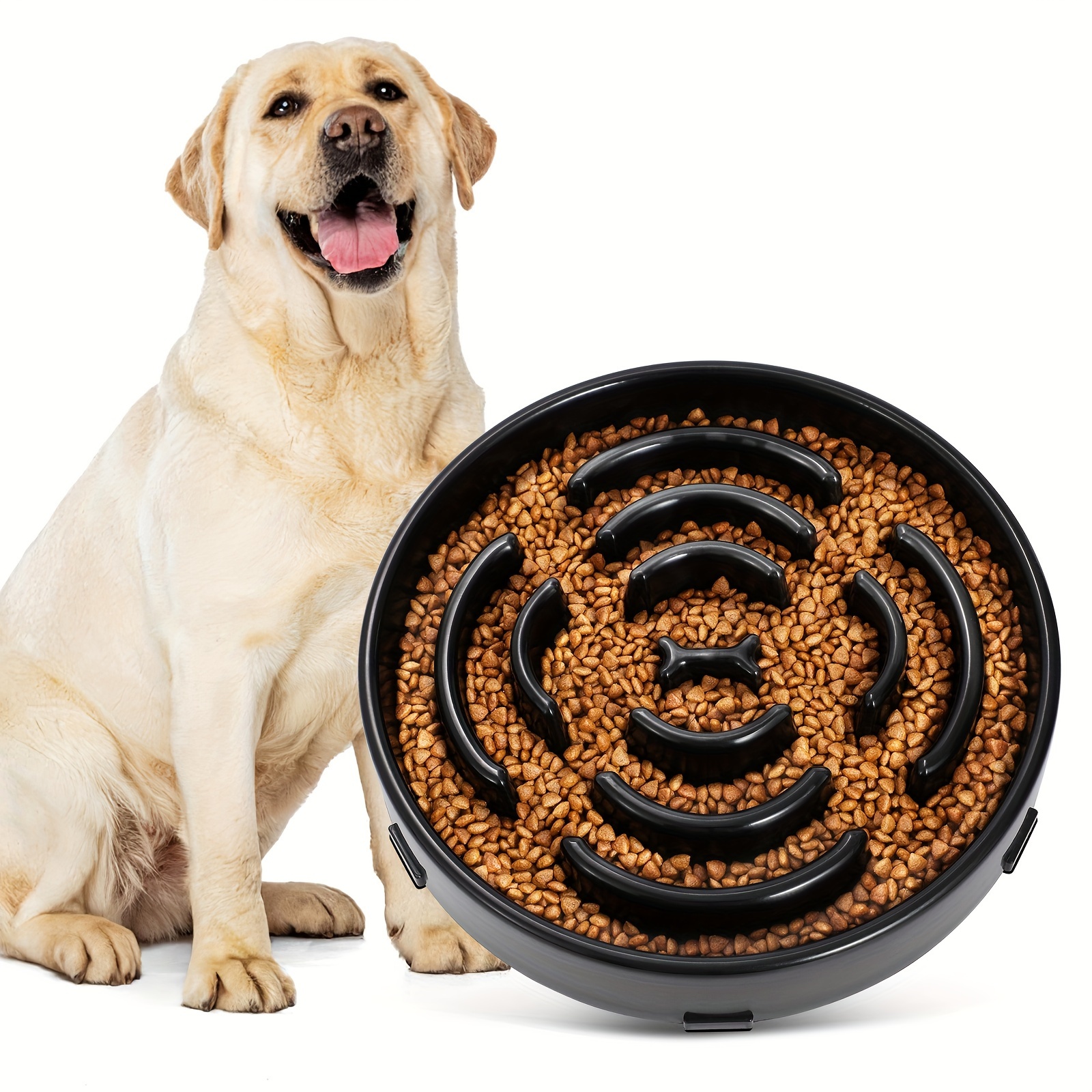 

Ruicyg Interactive Dog Feeder - Slow Feed Puzzle Bowl For , Pp Material