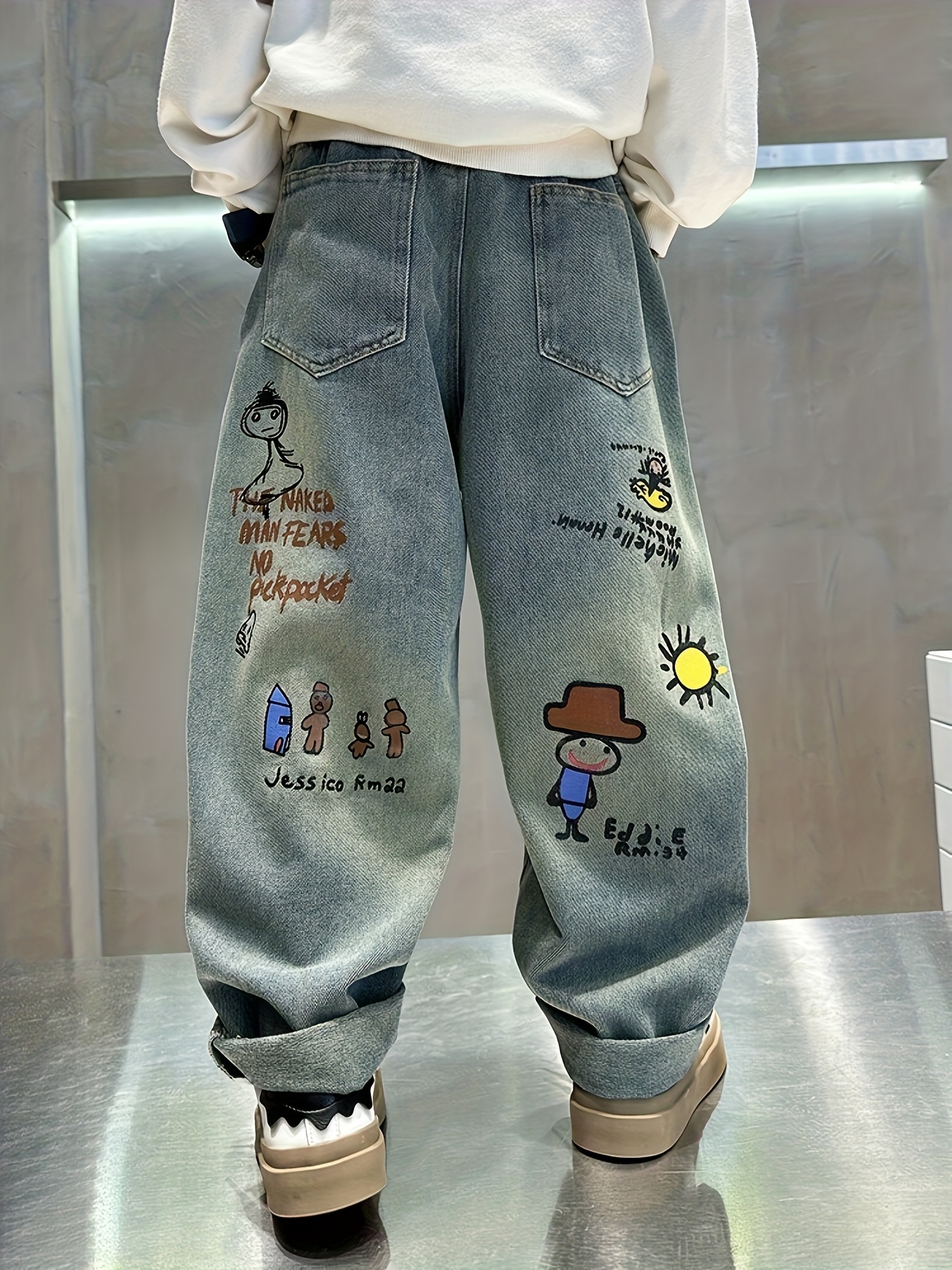 Street Style Baggy Jeans Back In Style 2021 Men Baggy Jeans Hip