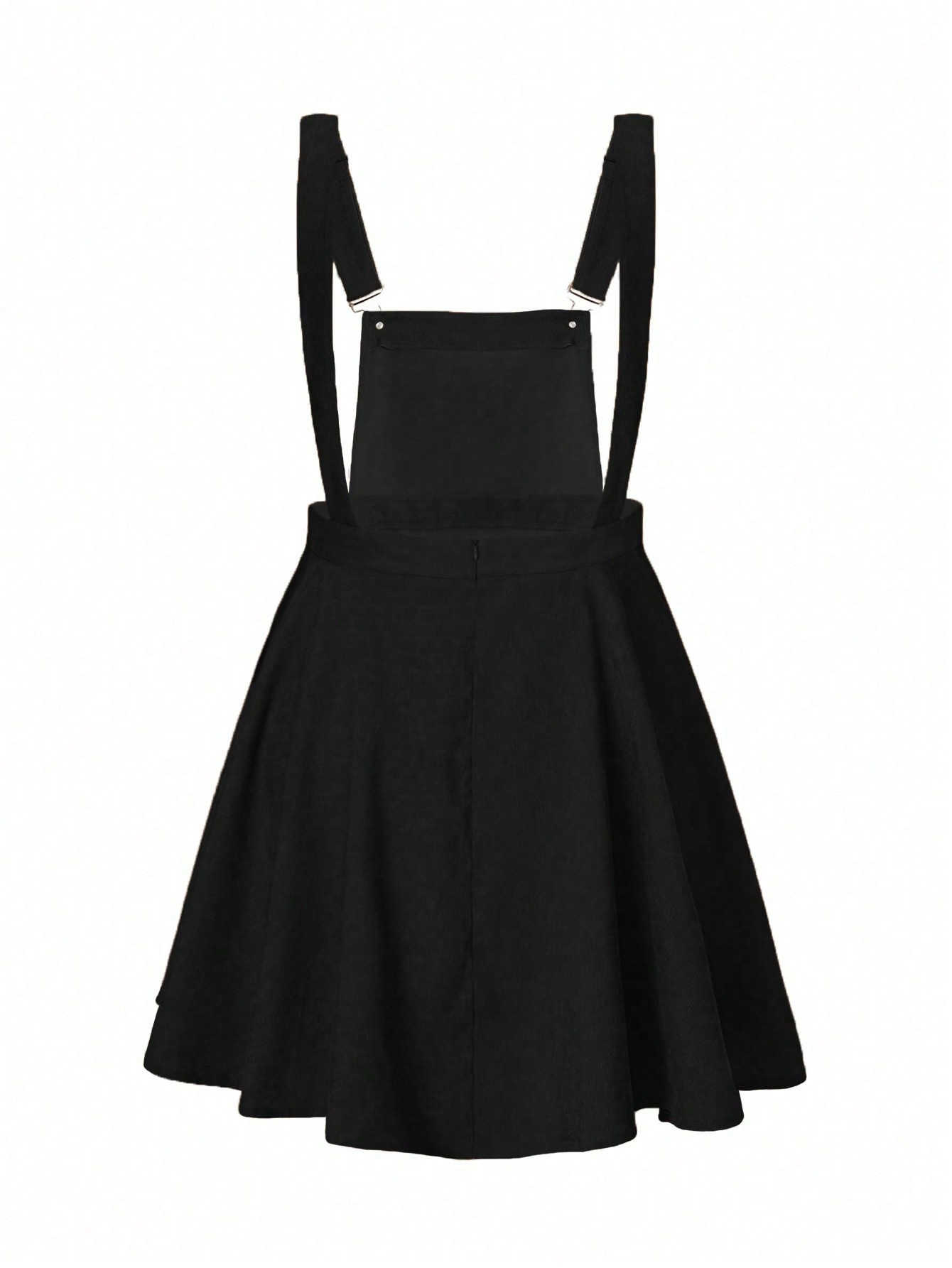 chinese dress ladies Linen Pinafore Dress, Black Linen Sundress main image 1