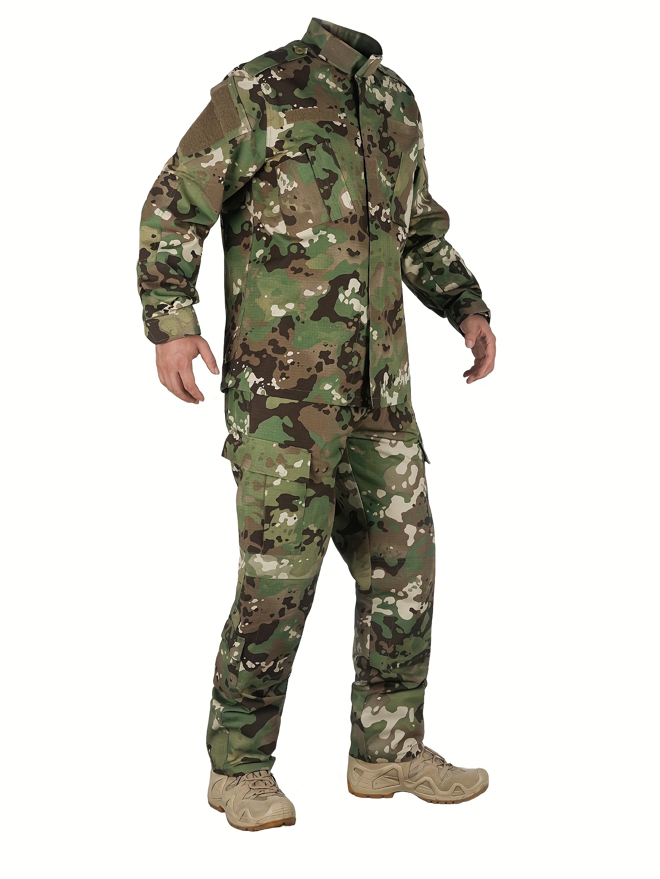 conjunto uniforme militar táctico camuflaje unisex chaqueta Temu