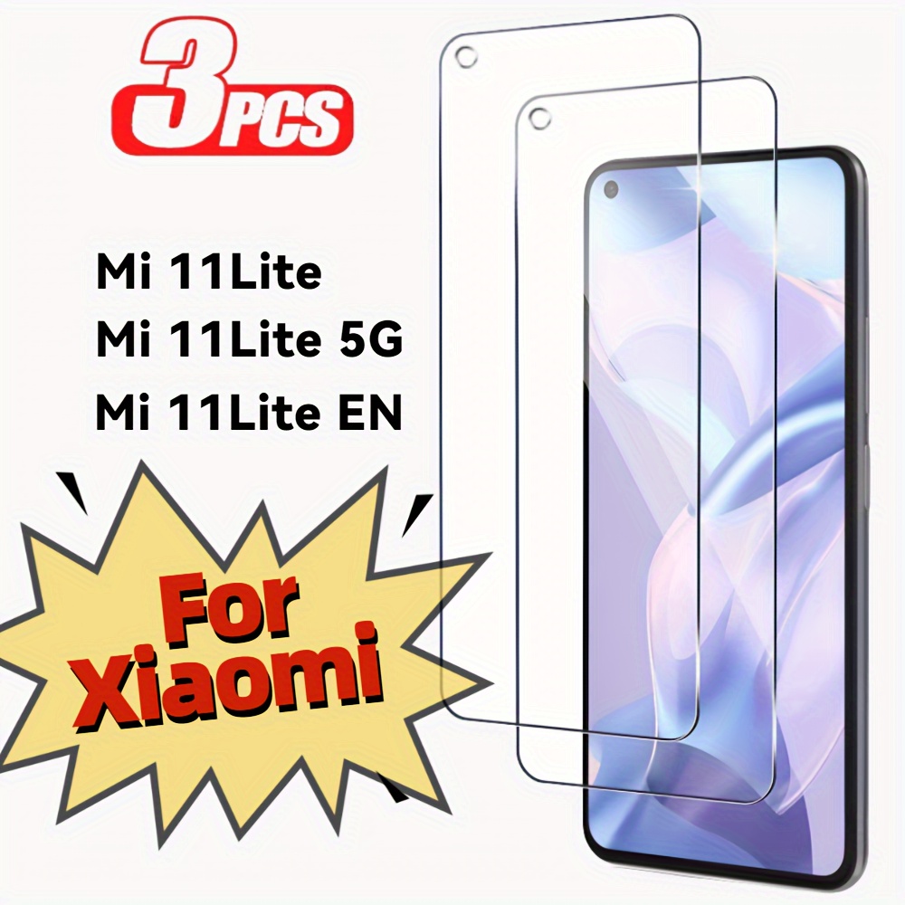 

3pcs Tempered Glass Screen Protectors For Xiaomi 11 Lite 5g Ne