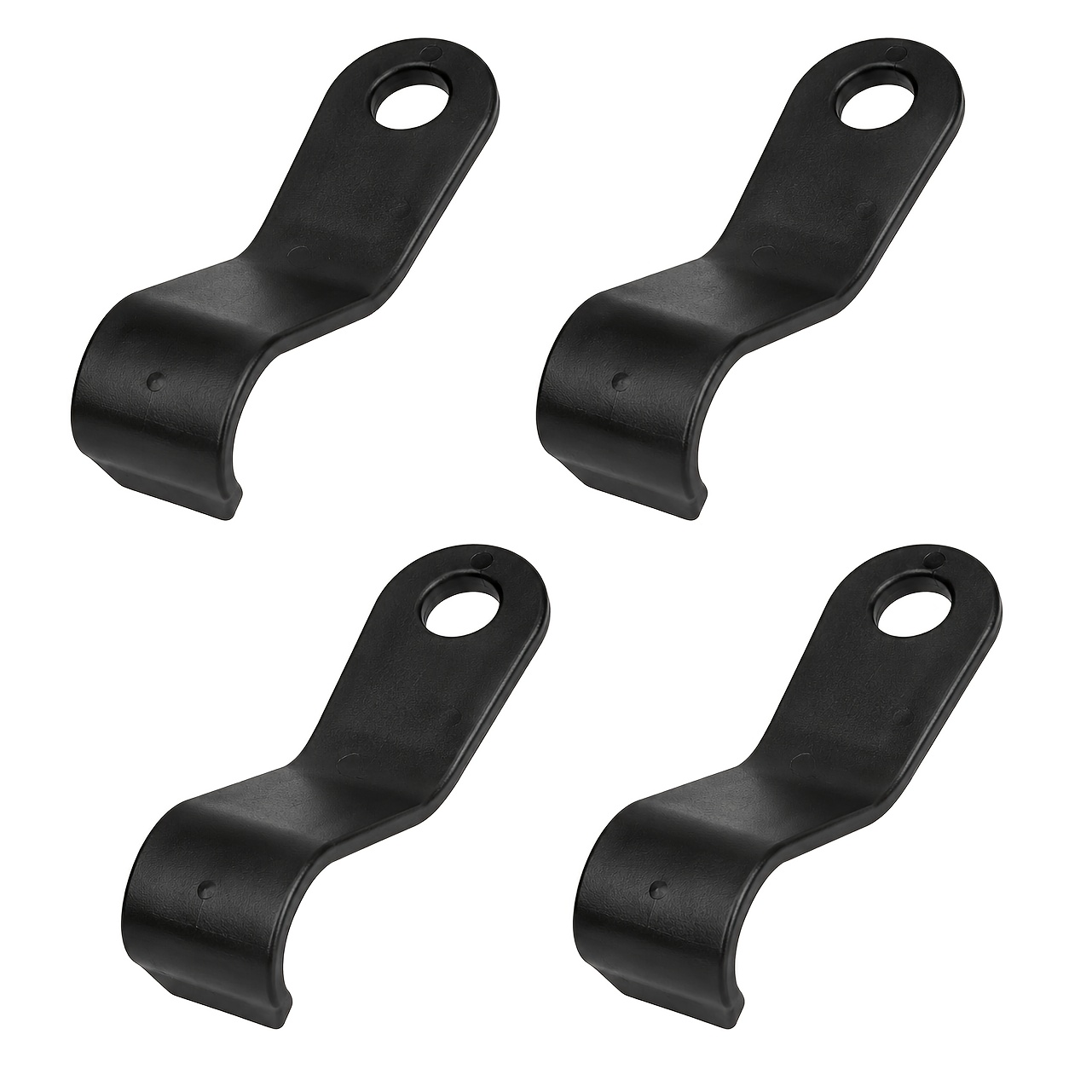4-pack Suitable For Car Car Headrest Hooks, Adjustable 360° Rotating Headrest Organizers With Closed Hook System For Wallets, Bags, Coats, Backpacks - Vehicle For Rear Storage