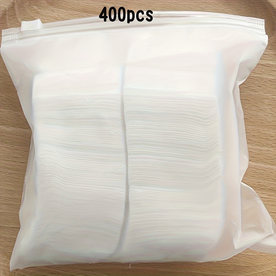 Image of 100pcs/400pcs Disposable Wet Compress Sheets Spa Bandage, Ultra-thin And Stretchable, Water-, Designed For Hydrating Wet Compresses, Suitable For Makeup Removal And Cleansing, Unisex, 10x10cm