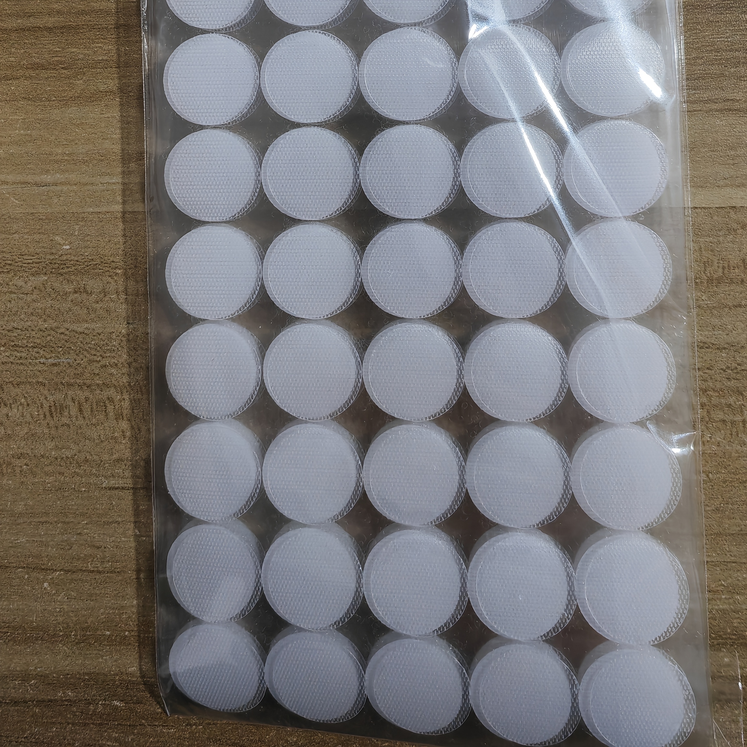TEMU 58 Pairs (116pcs) 116 Pairs (232pcs) Of 20mm Self-adhesive Round Hook And Loop Dots, With Adhesive On The Back, Reusable Without , Silent